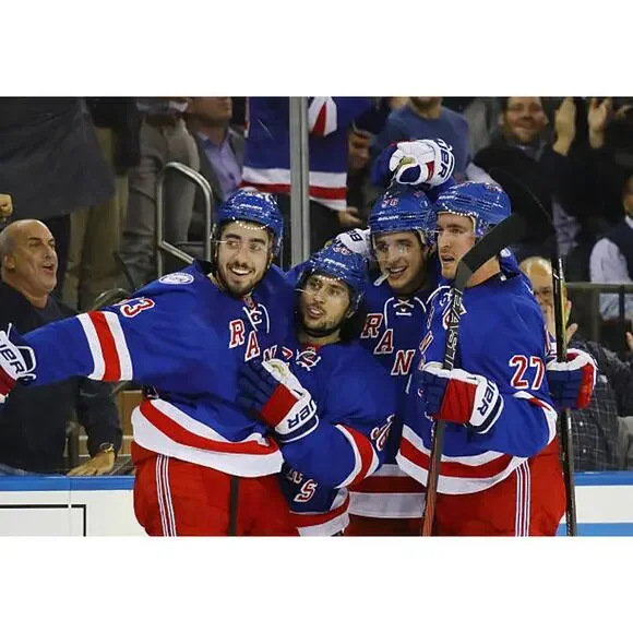 McDONAGH #27 2014-17 NY Rangers REEBOK Indo EDGE authentic jersey 46 M blue NHL